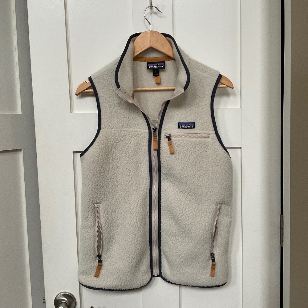 💕💕💕PATAGONIA Women's Retro Pile Vest Cabincore Winter Cozy Size S
